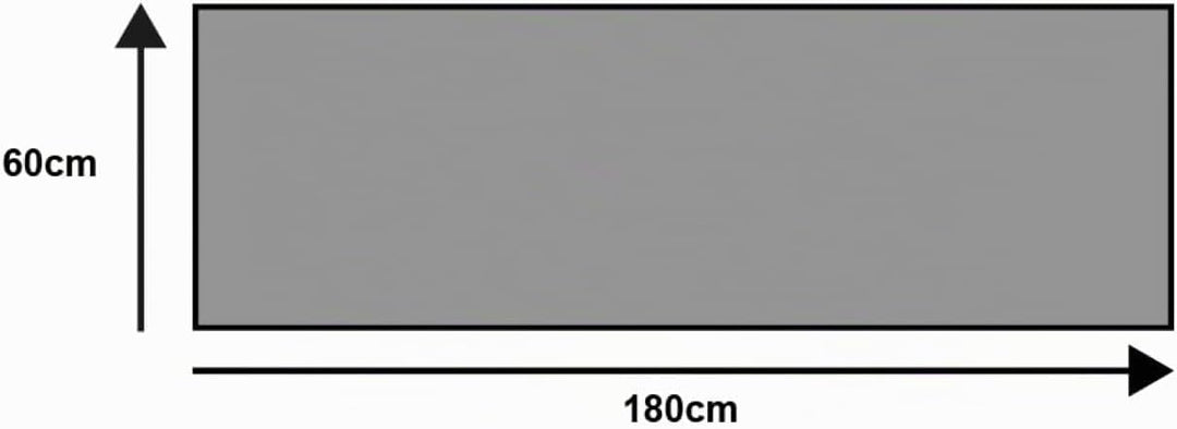 Wash+Dry Raven Black Fussmatte, Polyamid, schwarz, 60x180cm, 60x180cm