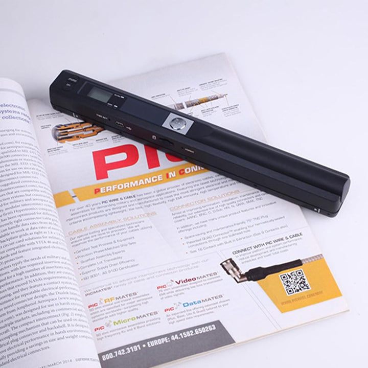 Tragbarer Hand-Dokumentenscanner, A4-Scanner, 900 DPI, hohe Auflösung, Scannen im JPG- und PDF-Forma
