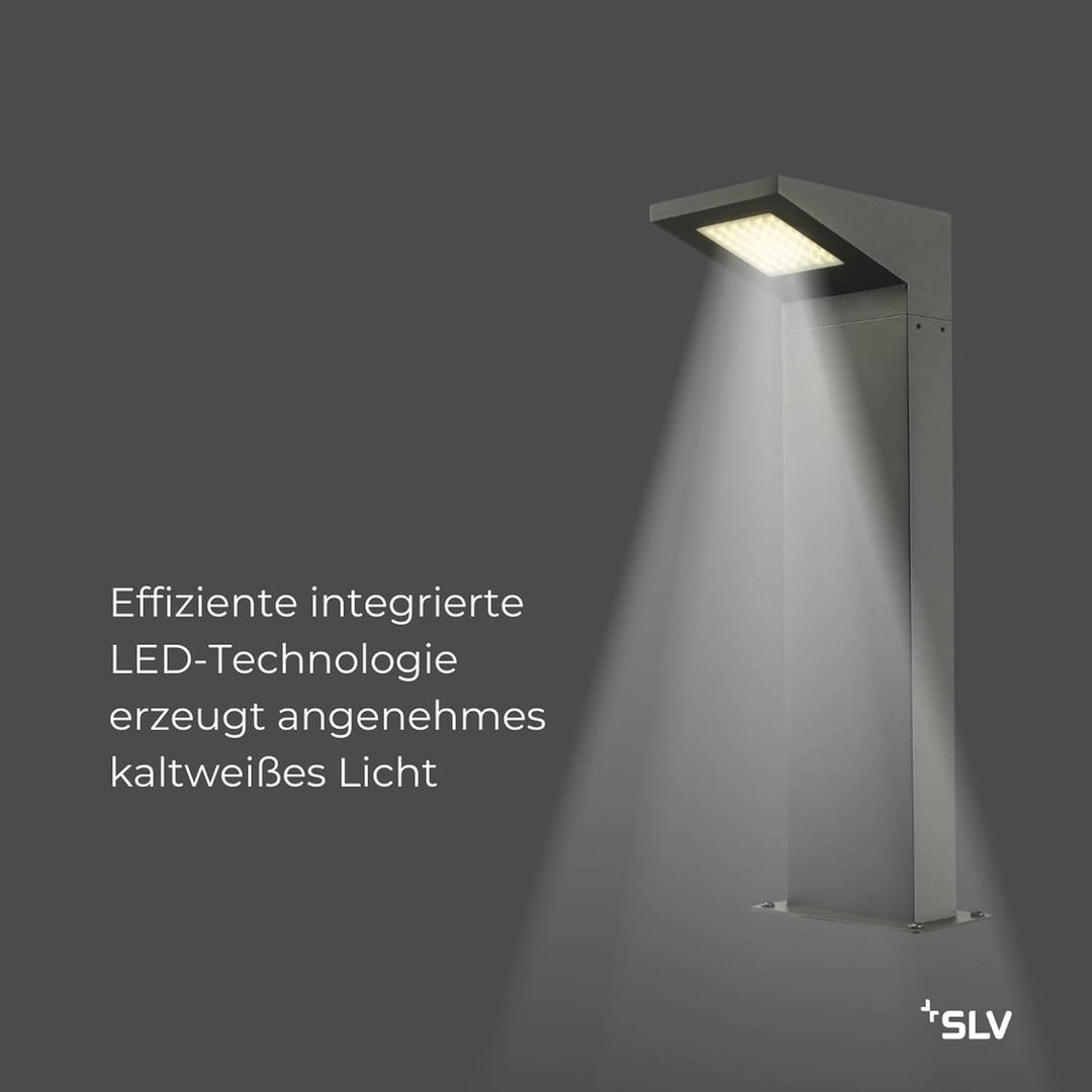 SLV LED Aussenleuchte IPERI 50 | Design Aussen-Standleuchte, stilvolle Aussenbeleuchtung | Outdoor L