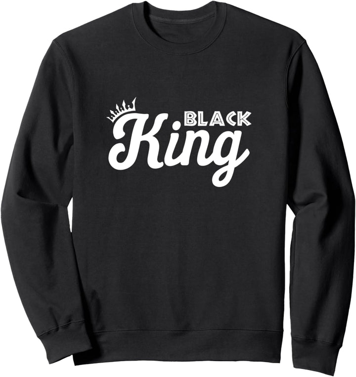 Schwarzer König Afroamerikaner Mann Schwarz Geschichte Sweatshirt