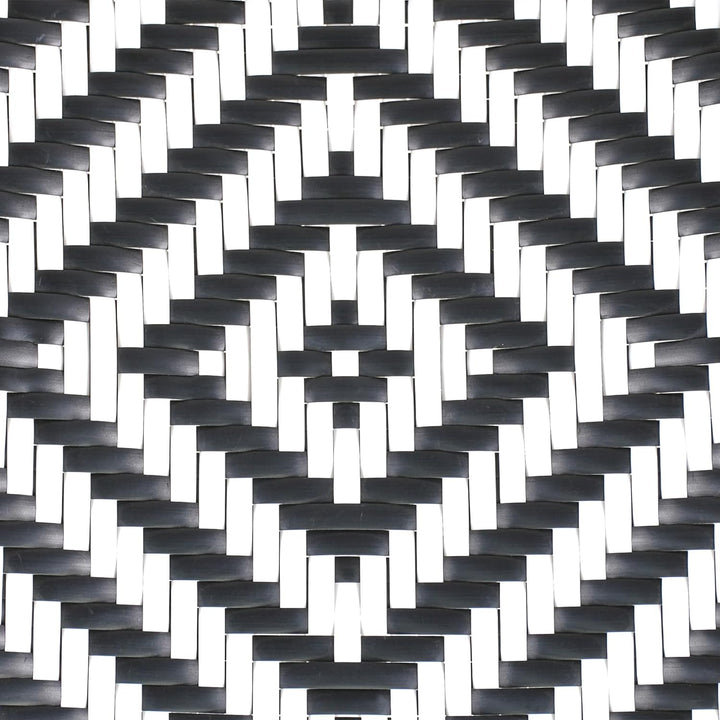 Beliani Stilvoller Gartentisch Rattan schwarz und weiss rund Rifreddo