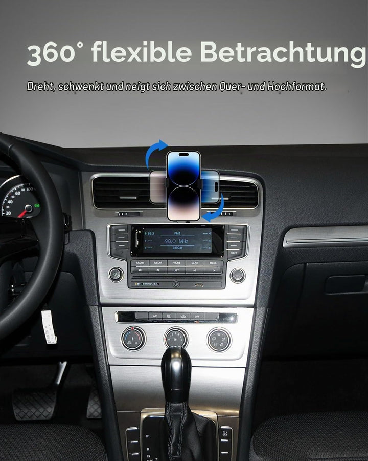 Handyhalterung für VW Golf 7 MK7 2014-2019, Kfz-Handyladestationen Handy Halter Gravity Auto Lock St