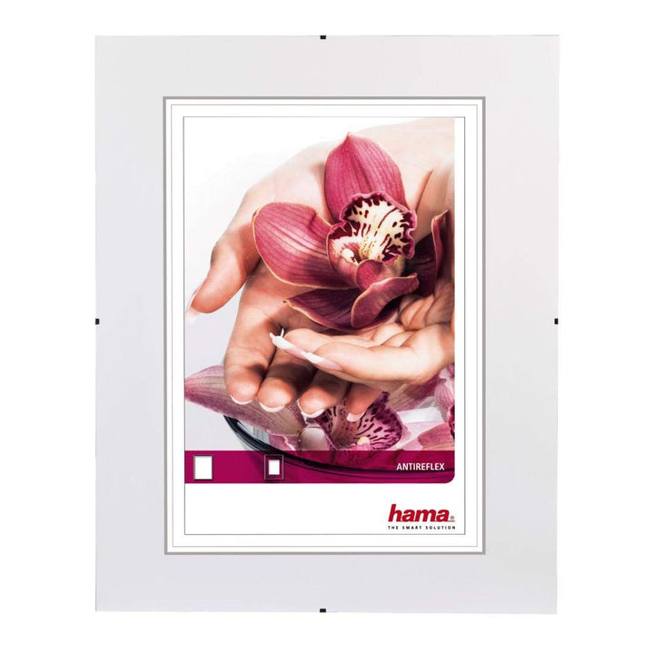 Hama Rahmenloser Bilderrahmen (Clip Fix, Anti-Reflex-Glas, 50 x 75 cm)