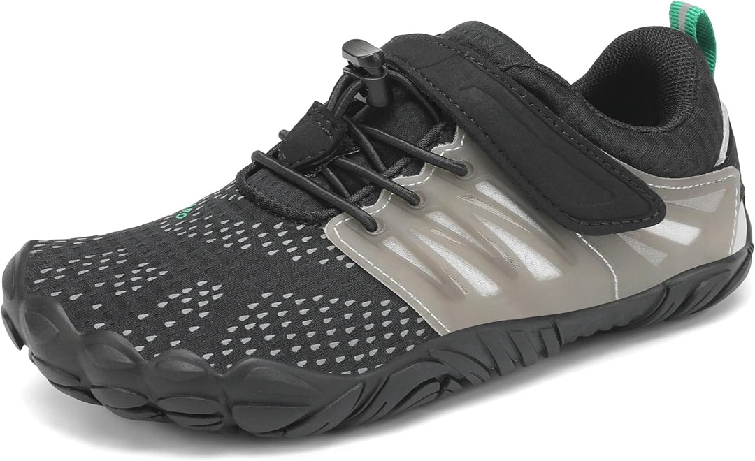 SAGUARO Jungen Mädchen Barfussschuhe Atmungsaktiv Badeschuhe für Kinder Gr.24-36 24 EU Barfuss Schwa
