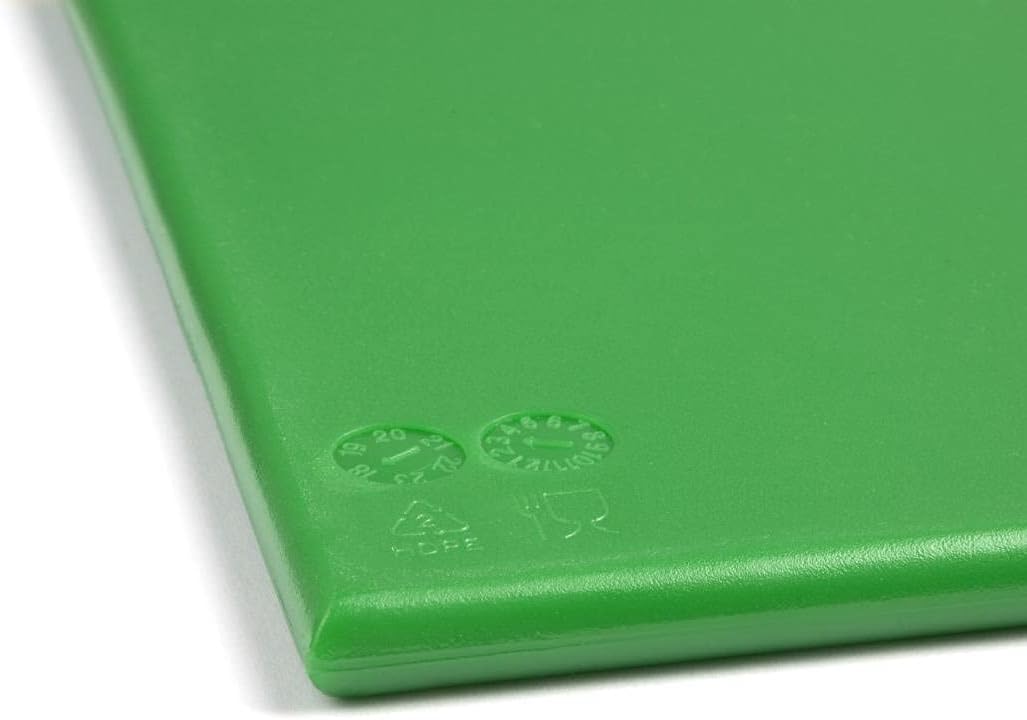 Hygiplas HDPE snijplank groen 600x450x12mm 1/2(H)x 23 1/2(W)x 18(L)"/ 12x 600x 450mm Grün, 1/2(H)x 2