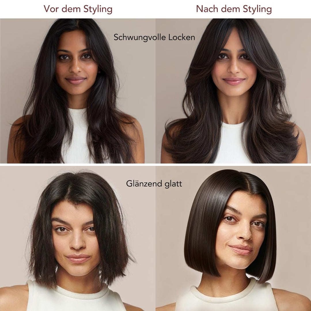 Runde Volumenbürste für Shark FlexStyle, Voluminöse Styles mit weniger Frizz dank kontrolliertem Luf