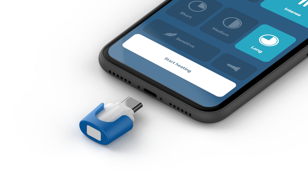 USB-C Smartphone-Zubehör, Kompaktes Wärmegerät für Smartphone, Direktanschluss ohne Akku, Plug & Pla