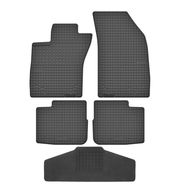 Fussmatten Vorne, Hinten + Tunnel Matte 5er Set für FIAT Tipo ab 2016 356 / AEGEA Gummi Gumimatten V