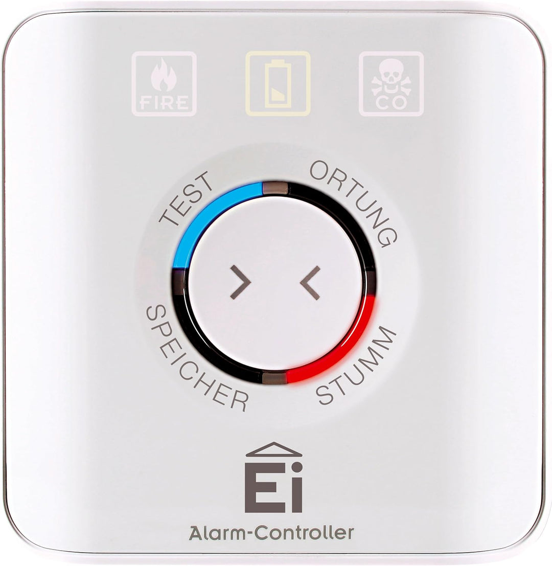 Ei Electronics EI450-1XD Ei450 Alarm-Controller, 3 V, weiss + 10-Jahres-Funkmodul mit erweiterten Fu