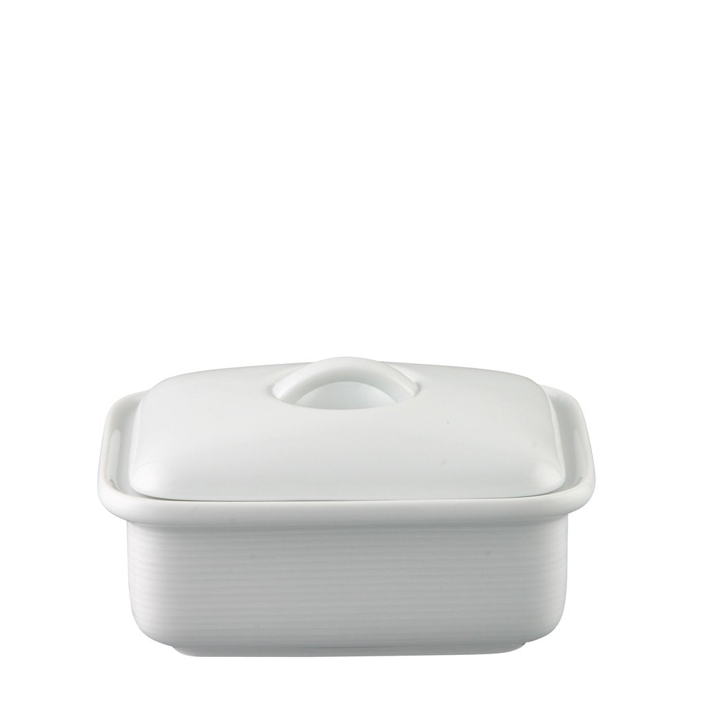Thomas Trend Weiss - Butterdose mit Deckel,Porzelllan,weiss