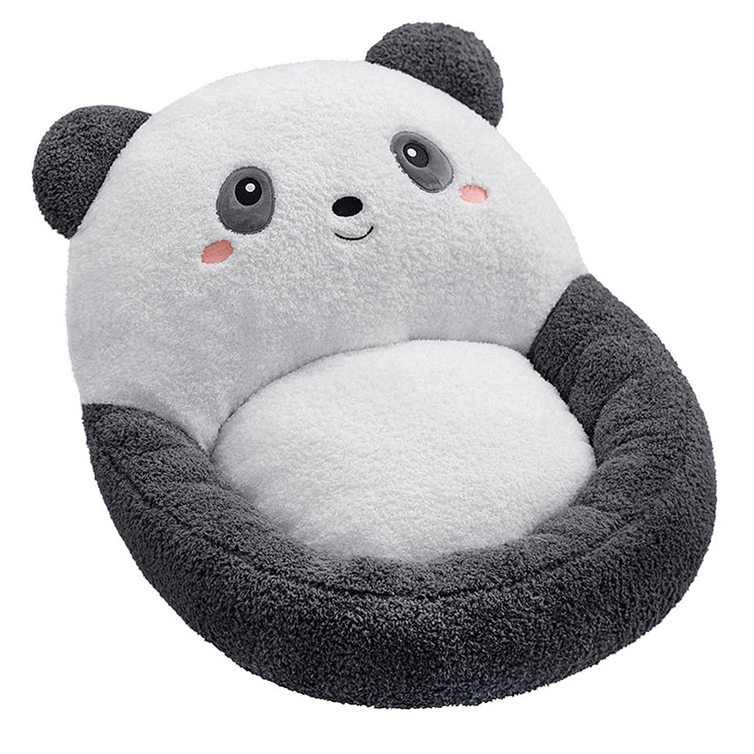 FakeFace Cartoon Panda-Kissen Weiche &amp; Bequeme Stuhlkissen Taillenstütze Sitzpolster Sitzkissen Warm