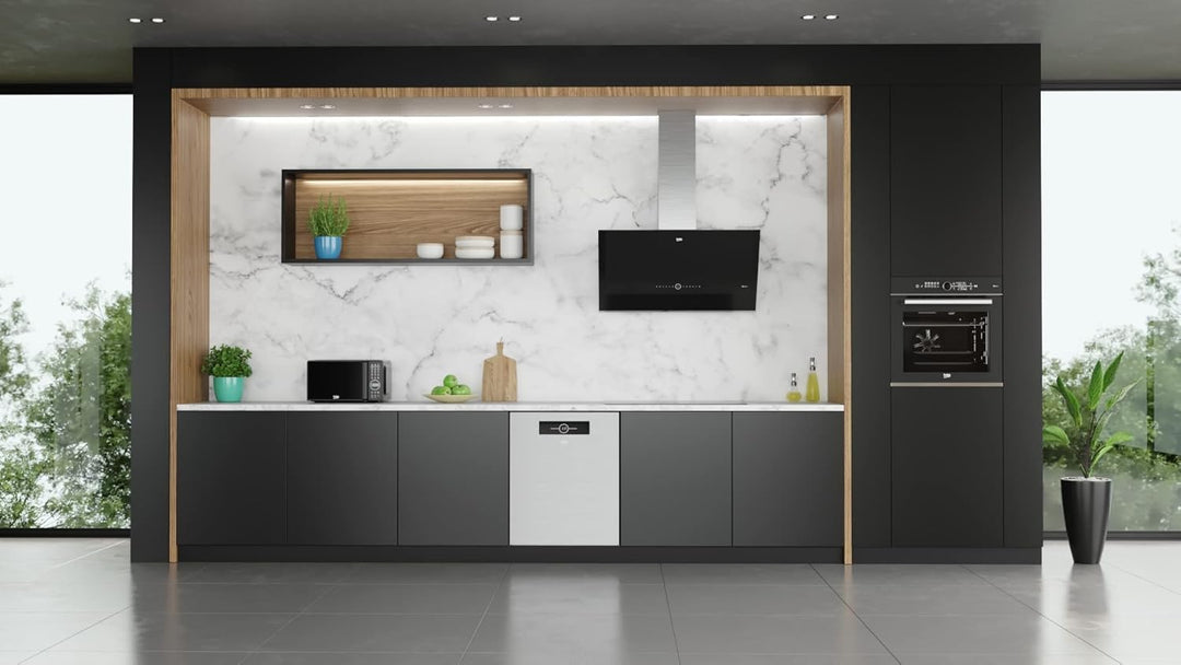Beko - MGC20130BB - Mikrowelle mit Grill 20 Liter, 1000 W, digitaler Timer, Freistehend, 10 Leistung