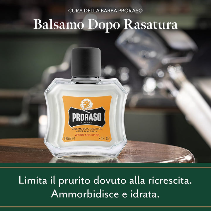 Proraso Wood and Spice After Shave Balsam, 100 ml Single, Single