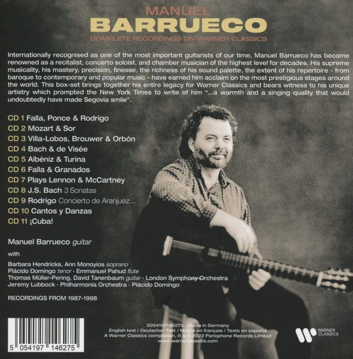 Barrueco-Compl.Recordings on Warner Classics, Audio-CD