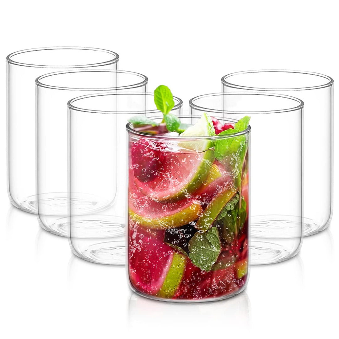 Borosil Wassergläser, 284 ml, 6er-Set, BPA-frei, Borosilikat-Trinkgläser-Set, ungiftiges und bleifre