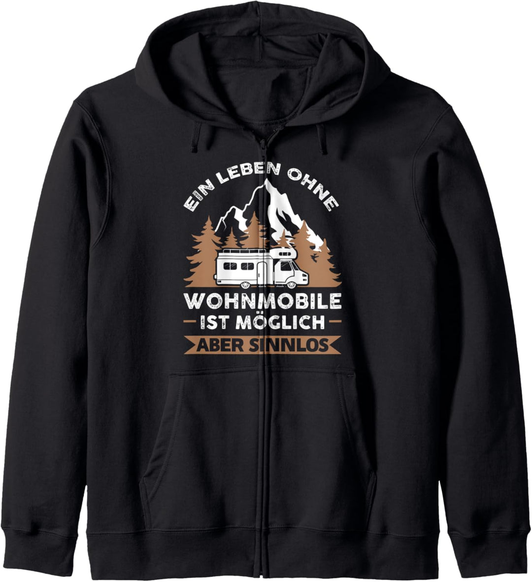 Campen Camper Wohnmobil Kapuzenjacke