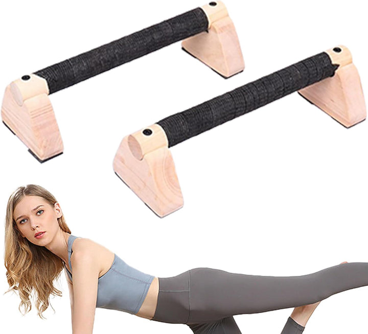 Liegestützstange, Parallettes Bars Liegestützgriffe für Boden, 2X Workout-Ausrüstung, Heim-Fitness-Z