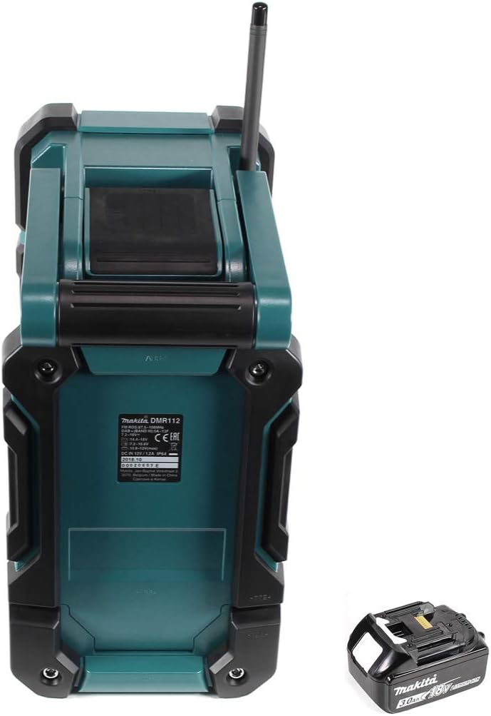 Makita DMR 112 F1 Akku Baustellen Radio 7,2-18V Bluetooth DAB+ + 1x 3,0Ah Akku - ohne Ladegerät