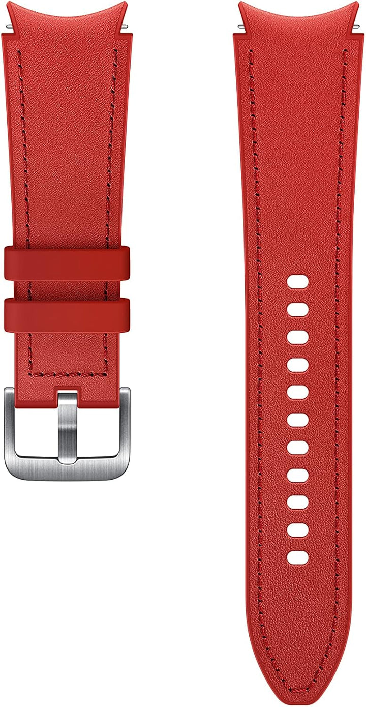 Samsung Hybrid Leather Band 20mm M/L - Red