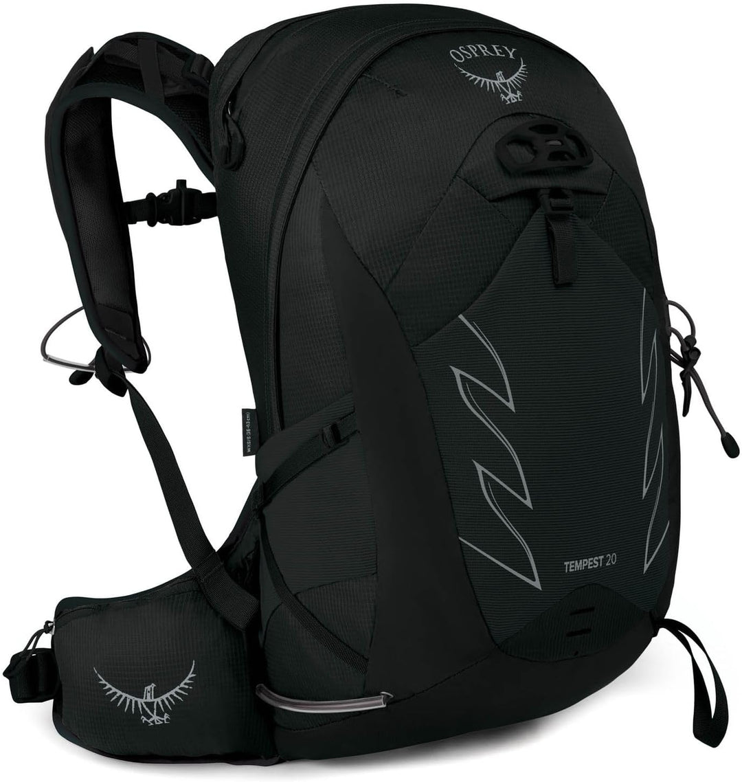 Osprey Tempest 20 Wanderrucksack für Frauen Stealth Black WM/L, Stealth Black WM/L