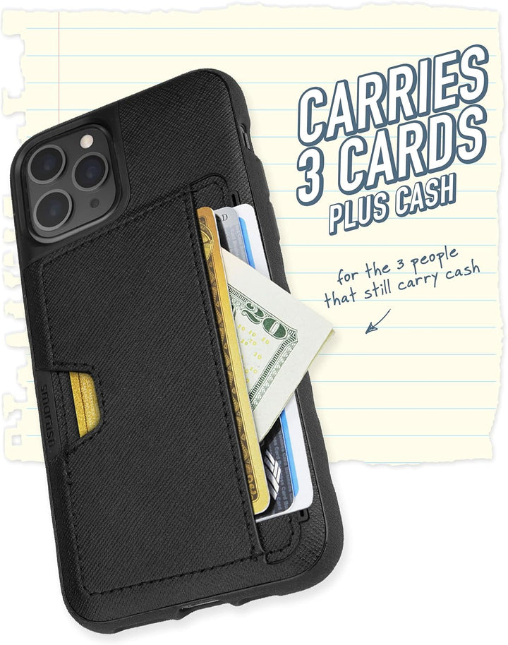 Smartish Apple iPhone 11 Pro (5.8") Wallet Hülle - Wallet Slayer Vol.2 [Schlanke Handyhülle mit Kick