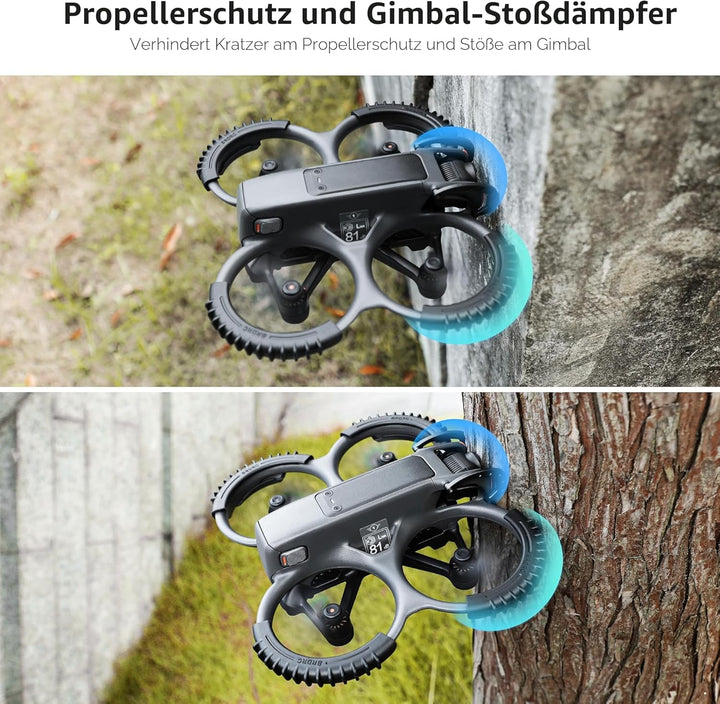 FPVtosky 3-IN-1 Schutz Zubehör für DJI Avata 2, Propellerschutz + Linsenschutz + Objektivschutzabdec