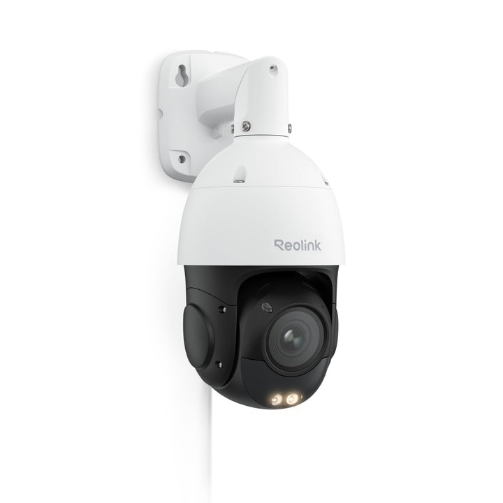 Reolink 4K 8MP UHD PTZ Outdoor Überwachungskamera PoE mit 5X 3D optischem Zoom, Auto-Tracking, Farbn