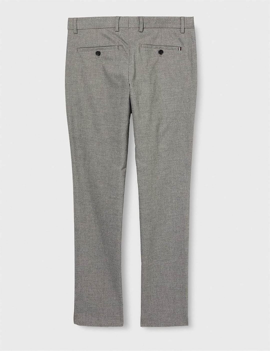 Tommy Hilfiger Herren Stoffhose Bleecker Fake Solid Wool Look mit Stretch 28W / 32L Iron Grey, 28W /