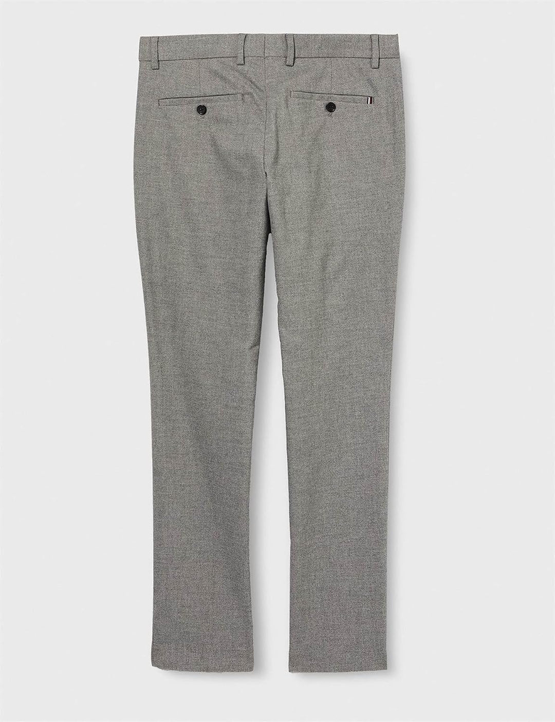 Tommy Hilfiger Herren Bleecker Fake Solid Wool Look Gewebte Hosen 29W / 34L Grau (Iron Grey), 29W /