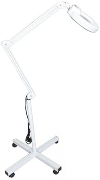Beltom Lupenleuchte stativ Linse 5 Dioptrien Kaltlicht + LUPENLAMPE Standlupe