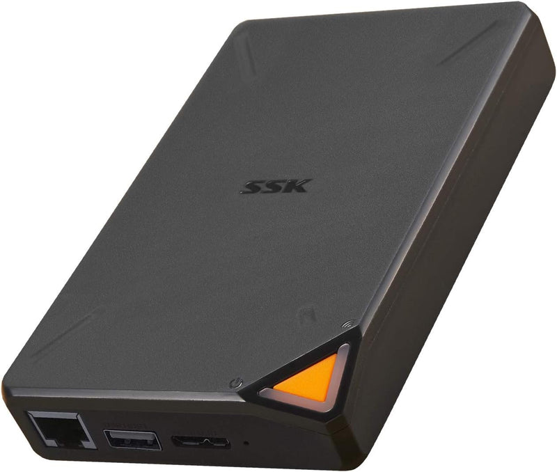 SSK Portable External Wireless NAS Hard Drive 1TB Personal Cloud Smart Storage with Own WiFi Hotspot