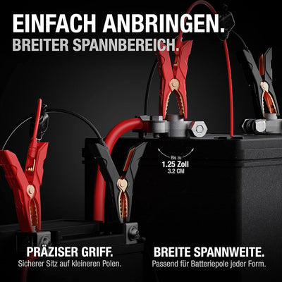 NOCO GC001 X-Connect Batterieklemmen-Zubehör mit integrierten M6-Ösen Genius Smart Batterieladegerät
