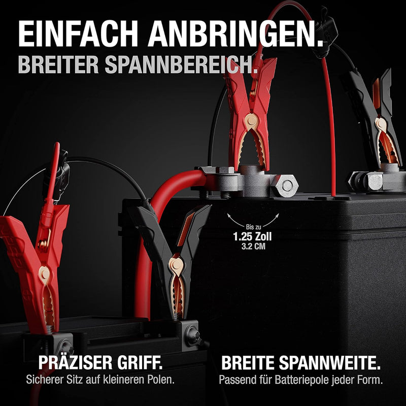 NOCO GC001 X-Connect Batterieklemmen-Zubehör mit integrierten M6-Ösen Genius Smart Batterieladegerät