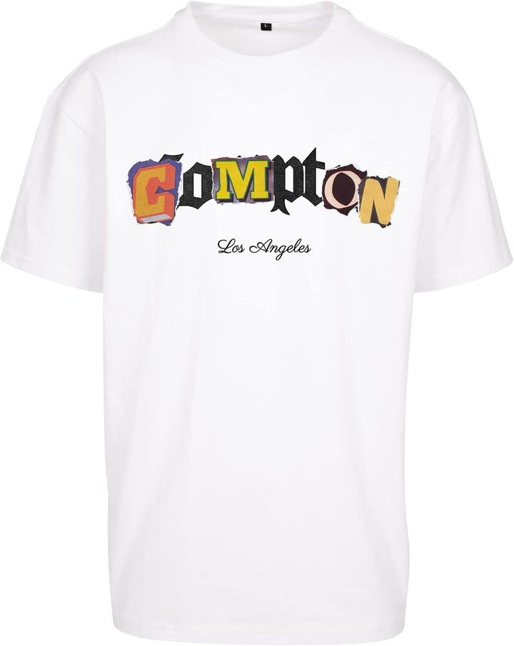 Mister Tee Unisex Compton L.A. Oversize Tee M Weiss, M Weiss