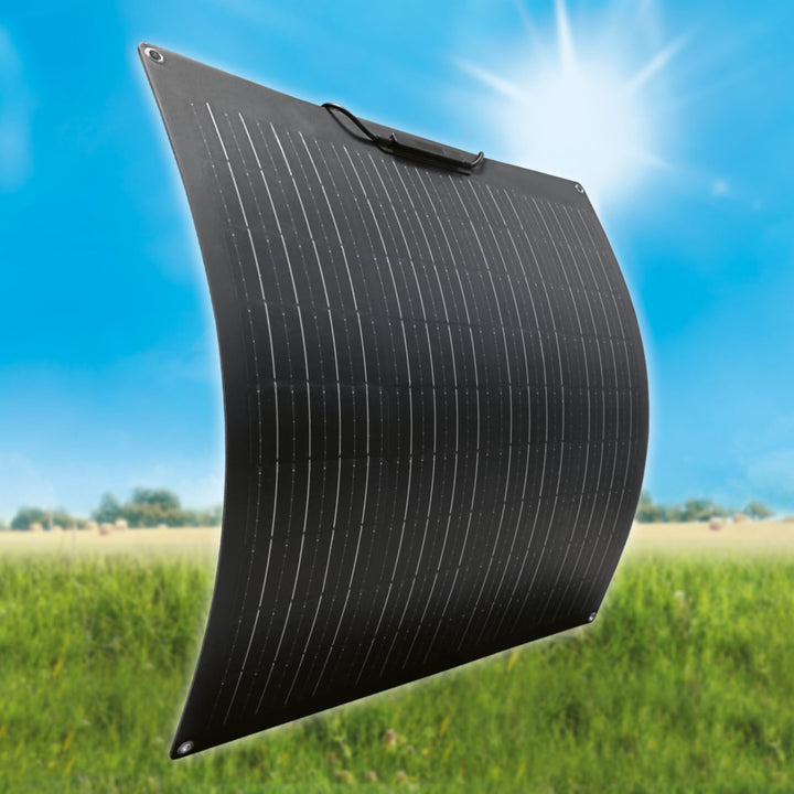 MAUK® Solar Panel Solarmodul flexibel Balkonkraftwerk flexible Solarmodule flexibles Solar Panel Sol