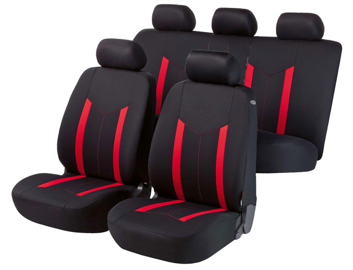 Walser Auto-Sitzbezug Komplettset Hastings, Schonbezüge-Auto, Komplettset, 2 Vordersitzbezüge, 1 Rüc