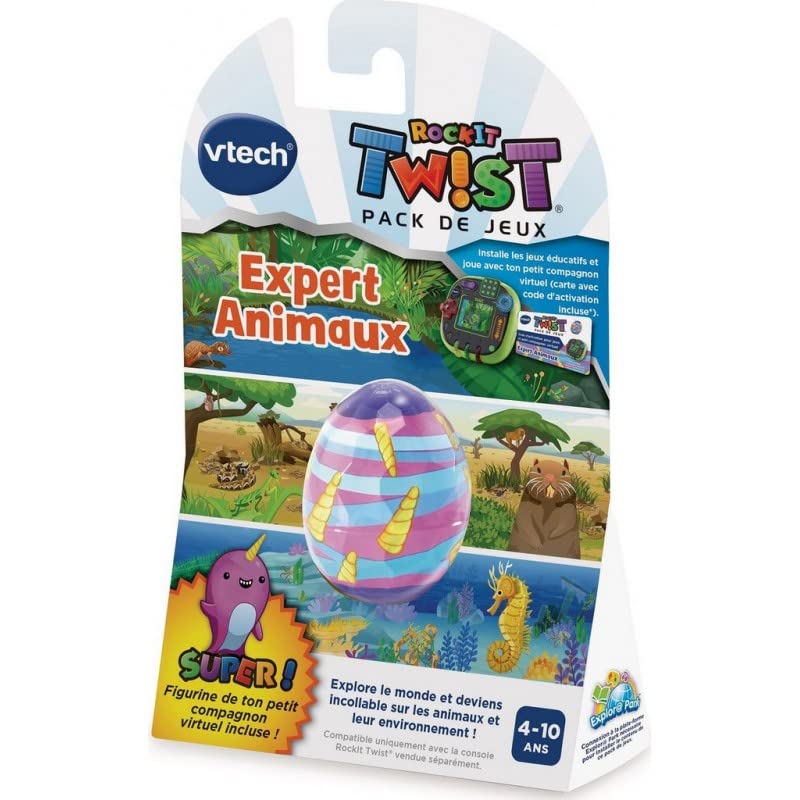 VTech 80-495605 Rockit Twist - JEU EXPERT ANIMAUX Lernspiele, Mehrfarbig