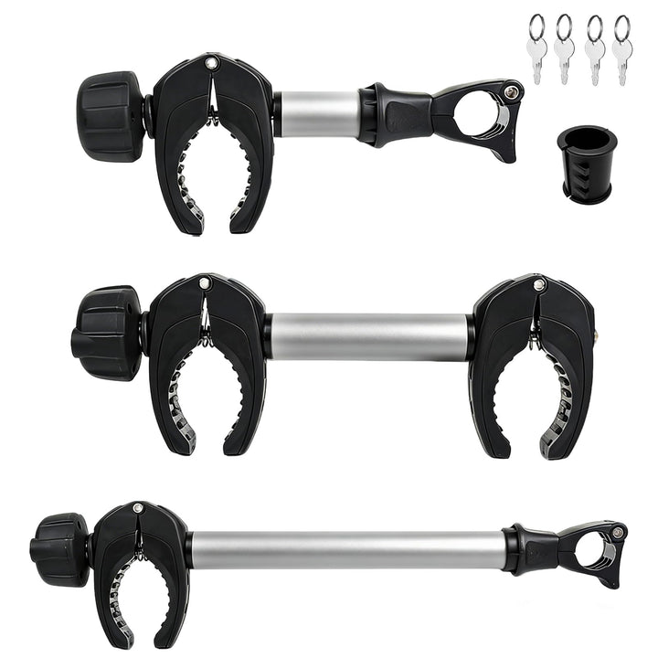 Rahmenhalter für Heck, Abschliessbare Rahmenhalterung für Fahrradträge für U-Bügelrohr (25cm+32cm+45