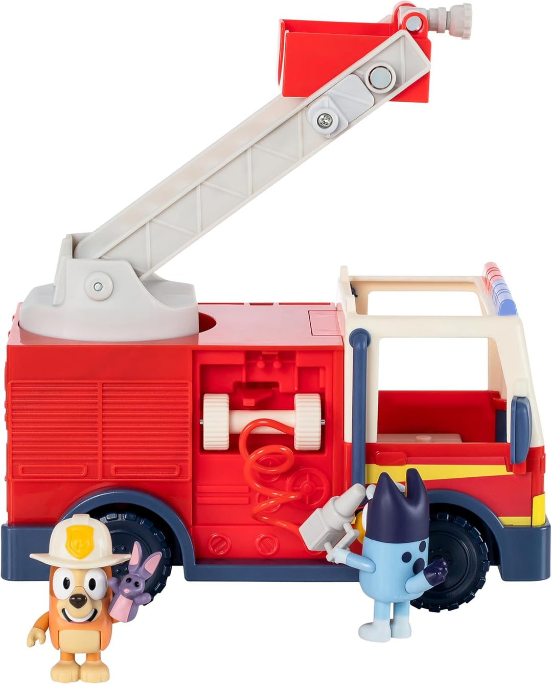 BlueY-Feuerwehrauto. Feuerwehrauto, Exklusive Bingo als Feuerwehrfrau und Bob Bilby-Figur. Fahre die