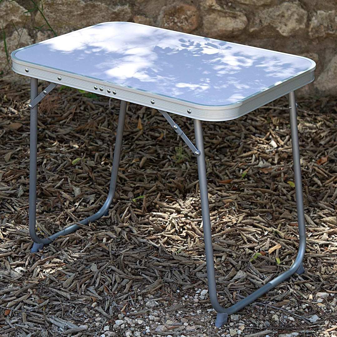 Aktive 52870-Klapptisch Camping 60 x 40 x 50 cm, Aluminium, Nicht anwendbar, 60x40x50 cm, 60x40x50 c