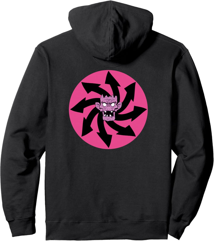 Gorillaz Pazuzu Spirale doppelseitig Pullover Hoodie