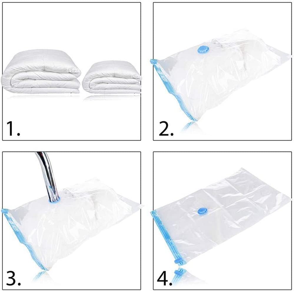 Vakuumbeutel für Kleidung – 10 STK 30 x 40 cm Wiederverwendbare Kleidungs Aufbewahrungsbeutel Vakuum