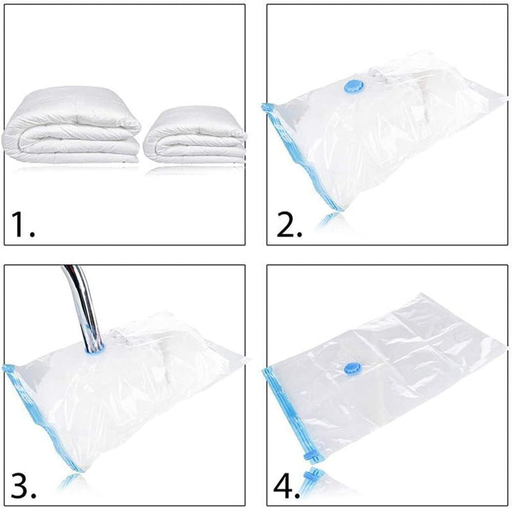 Vakuumbeutel für Kleidung – 10 STK 30 x 40 cm Wiederverwendbare Kleidungs Aufbewahrungsbeutel Vakuum