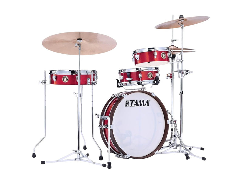 Tama LJK48P-BRM Club Jam Pancake Set Burnt Red Mist - Drum-Set