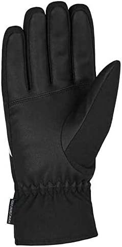 Ziener Damen Kaiti Ski-Handschuhe/Wintersport | wasserdicht, atmungsaktiv 7.5 black.white, 7.5 black