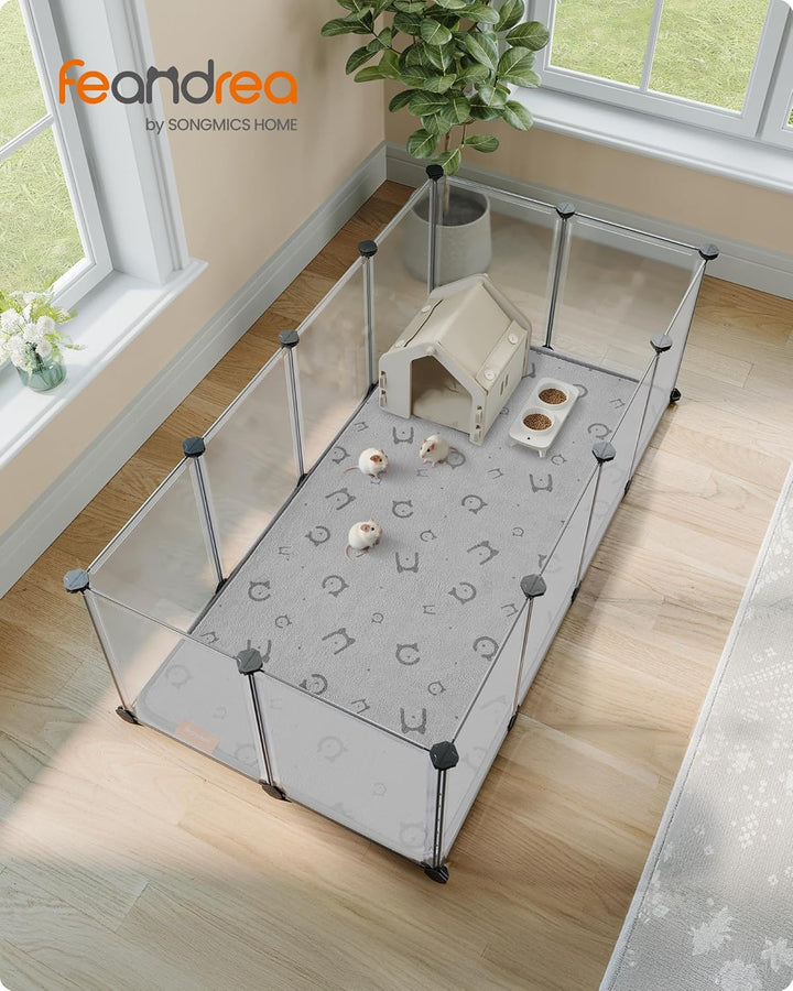 Feandrea Hundedecke, 2er Set, Wiederverwendbare Hundematte, 122 x 61 cm, L, wasserdicht, auslaufsich