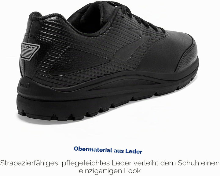 Brooks Herren Addiction Walker 2 Traillaufschuh 44.5 EU Weit Schwarz, 44.5 EU Weit Schwarz
