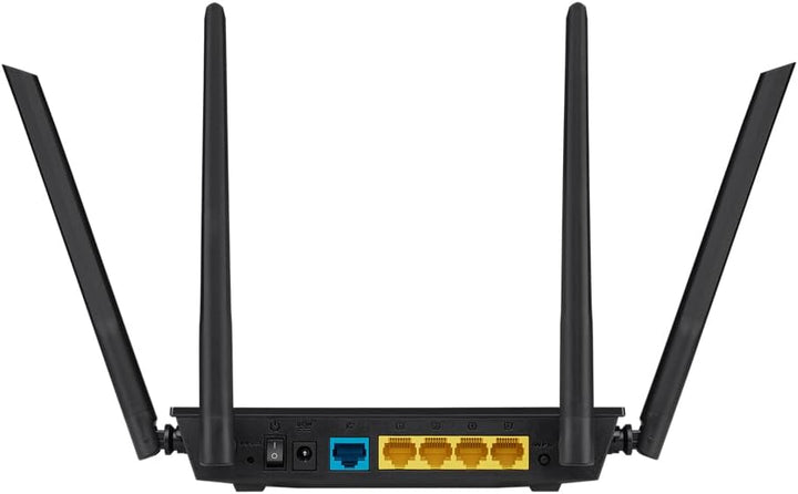 ASUS RT-AC1200 V2 Router (WiFi 5 AC1200 MIMO, 4x Fast Ethernet LAN, App Steuerung, DFS, IPv6) RT-AC1