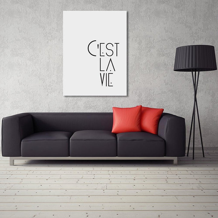 Feeby Frames, Leinwandbild, Bilder, Wand Bild, Wandbilder, Kunstdruck 70x100cm, BESCHRIFTUNGEN, C'ES