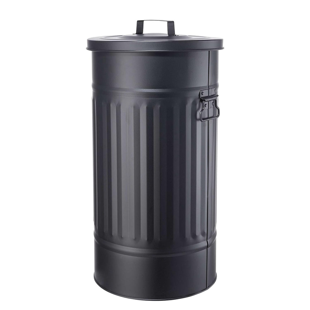 BUTLERS Retro Mülltonne Oskar 40l Mülleimer mit Deckel und Tragegriffen | Küche Abfalleimer ideal al